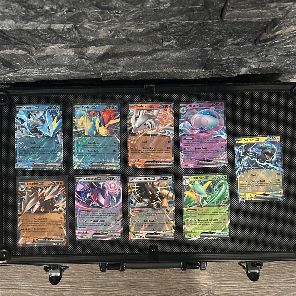 Pokemon EX lot of 9‎ Holo cards from Black Bolt/White Flare Set M/NM